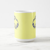 Eingebildete Terrier-Tasse - Gelb Kaffeetasse (Mittel)