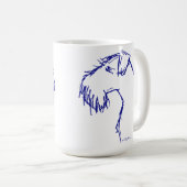 Eingebildete Terrier-Tasse Kaffeetasse (VorderseiteRechts)