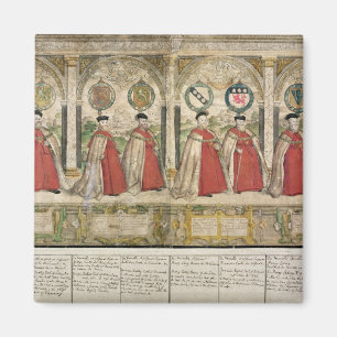 Eingebildete zusammengesetzte Prozession Magnet