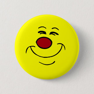 Eingebildetes Gesicht Grumpey Button