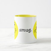 Eingebildetes Gesicht Grumpey Tasse (Zentrum)