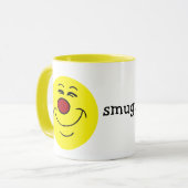 Eingebildetes Gesicht Grumpey Tasse (Vorderseite Links)