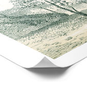 Eingeborene, die einen geschmückten Elfenbein-Elef Poster (Ecke)