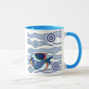 Eingeborene Fisch-Tasse Tasse