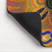 Eingeborene Grafik Mousepad (Ecke)