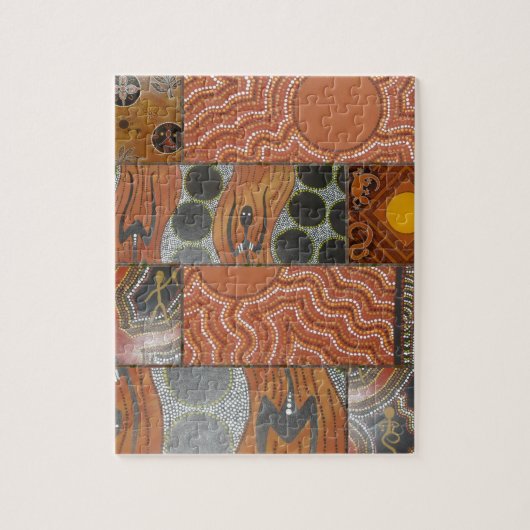 Eingeborene Hauptcollage .jpg Puzzle (Vertikal)