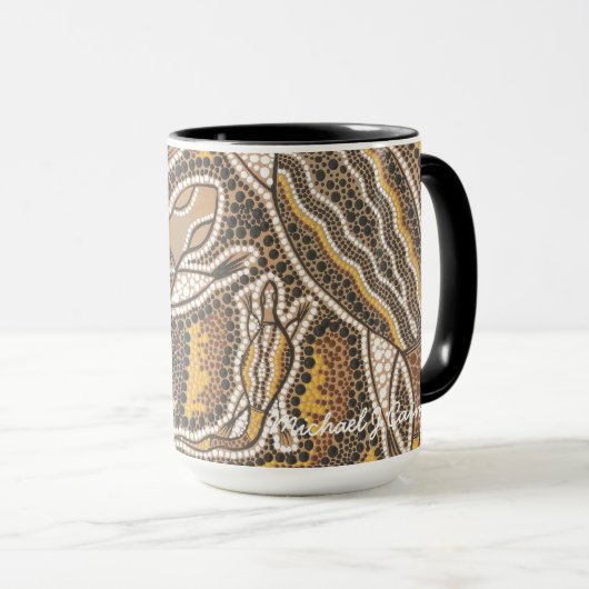 Eingeborene Kunst-Tasse Tasse (VorderseiteRechts)