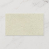 eingeborene Tintenholzschnitt-Visitenkarten Visitenkarte (Rückseite)