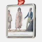 Eingeborene von Neuseeland Silbernes Ornament (Links)