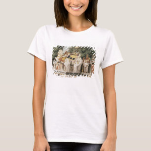 Eingeborene zahlen Ehrerbietung zu ihrem T-Shirt