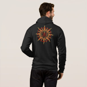 Eingeborenen-Kunst-Jacke Herren Stammesgeist Jacke Hoodie