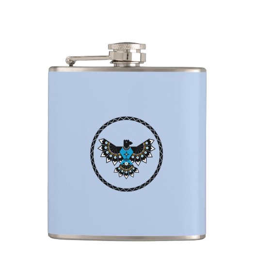 Eingeborener Adler Flachmann (Vorderseite)