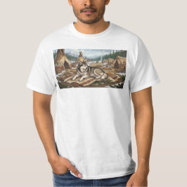 Eingeborener Malamute T-Shirt