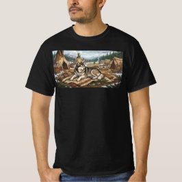 Eingeborener Malamute T-Shirt