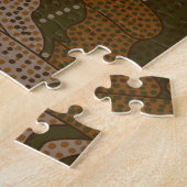 Eingeborenes Frack-Puzzlespiel Puzzle (Seite)