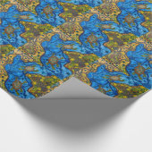 Eingeborenes Schildkröte-Malen Geschenkpapier (Ecke)