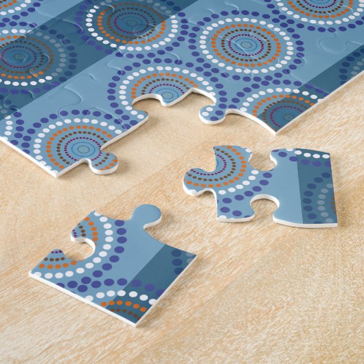 Eingeborenes Seemuster Puzzle (Seite)