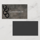 Eingebrannte Hufeisen KUNDENGERECHTE VISITENKARTEN Visitenkarte (Vorne/Hinten)