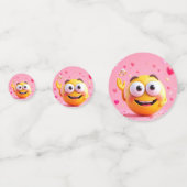 Eingebundene Emoji Konfetti (Vorderseiten)