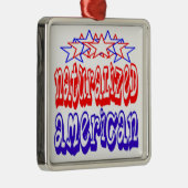 Eingebürgerter Amerikaner Silbernes Ornament (Rechts)