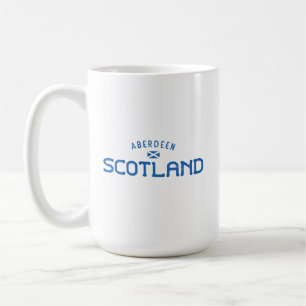 Eingefallener Aberdeen Schottland Kaffeetasse