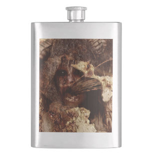 eingefangen flachmann