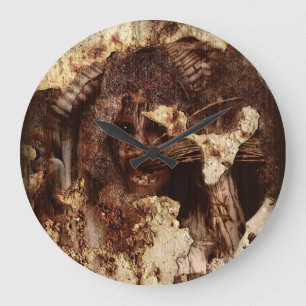 eingefangen große wanduhr