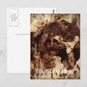 eingefangen postkarte (Vorne/Hinten)