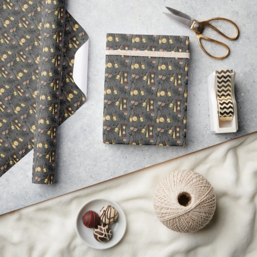 Eingefangene Ängste - Gold Geschenkpapier (Kunsthandwerk)