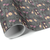 Eingefangene Ängste- Rose Geschenkpapier (Rolleneckpunkt)