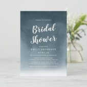 eingefärbt | Brautdusche Einladung (Stehend Vorderseite)