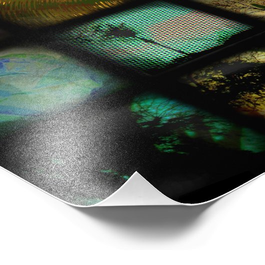 EINGEFASST FOTODRUCK (Ecke)