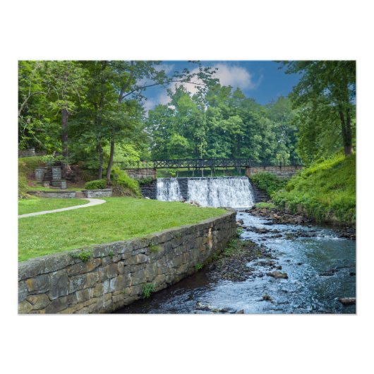 Eingefasster Bach Fotodruck (Vorne)