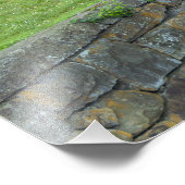 Eingefasster Bach Fotodruck (Ecke)