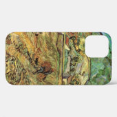 Eingefriedetes Weizenfeld mit Bauer bei Vincent va Case-Mate iPhone Hülle (Rückseite (Horizontal))
