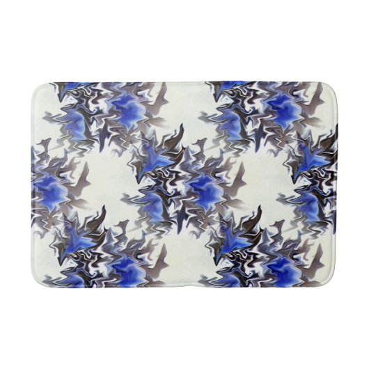 Eingefrorene Blumen....... Badematte (Vorderseite)