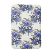 Eingefrorene Blumen....... Badematte (Vorderseite Vertikal)