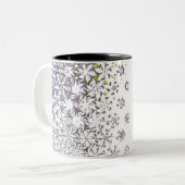 Eingefrorene Windschutzscheibe Zweifarbige Tasse (Vorderseite Links)