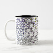 Eingefrorene Windschutzscheibe Zweifarbige Tasse (Links)