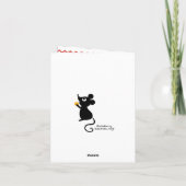 Eingefrorenes Weihnachten trifft notecard hart (Rückseite)