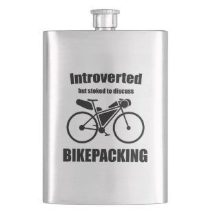 eingeführt, aber gestoppt, um über das Bikepacking Flachmann