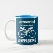 eingeführt, aber gestoppt, um über das Bikepacking Zweifarbige Tasse (Links)