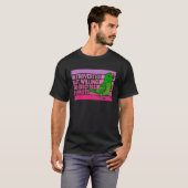 eingeführt, aber Papageien männliche Eclectus T-Shirt (Vorne ganz)