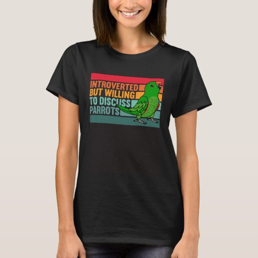 eingeführt, aber Papageien männliche Eclectus T-Shirt (Vorderseite)