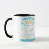 eingeführt, aber willens, Katzen zu diskutieren Tasse (Links)