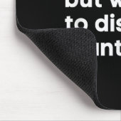 eingeführt, aber willens, Pflanze zu diskutieren F Mousepad (Ecke)