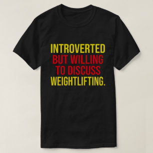 eingeführt, aber willens, über das Schwergewicht z T-Shirt