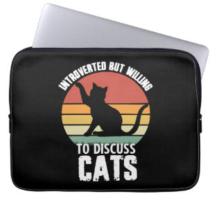 eingeführt, aber willens, über Katzen lustig zu di Laptopschutzhülle