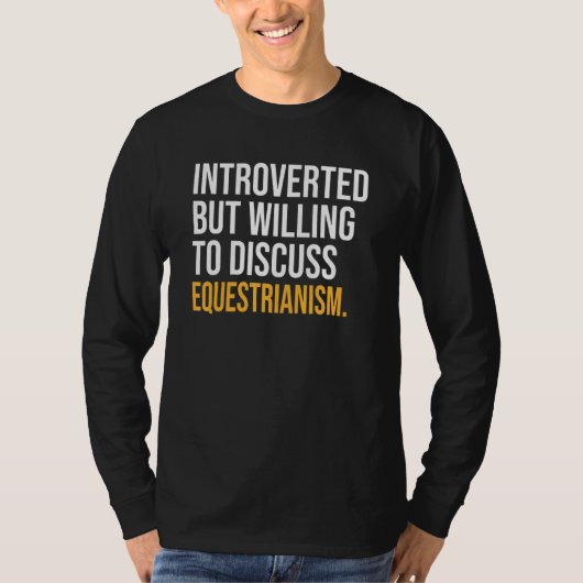 eingeführt, aber willens, über Rassismus zu diskut T-Shirt (Vorderseite)