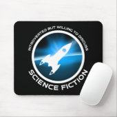 eingeführt, aber willens, über Science Fiction zu  Mousepad (Mit Mouse)